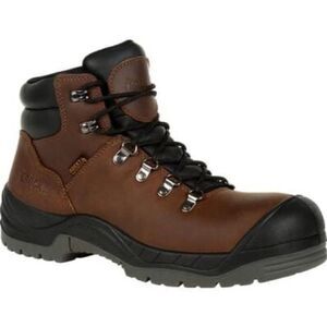 Rocky boots Worksmart Composite Toe Waterproof Work Boot Brown Size10 NWT in box